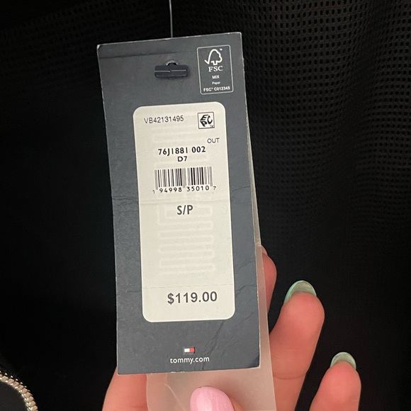 Size small Tommy coat nwt - Picture 3 of 5